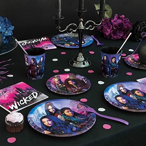 Disney Descendants 3 Round Dessert Plates 7 Inch Pack of 8