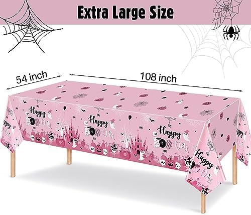 3 Pcs Halloween Happy Boo Day Tablecloth