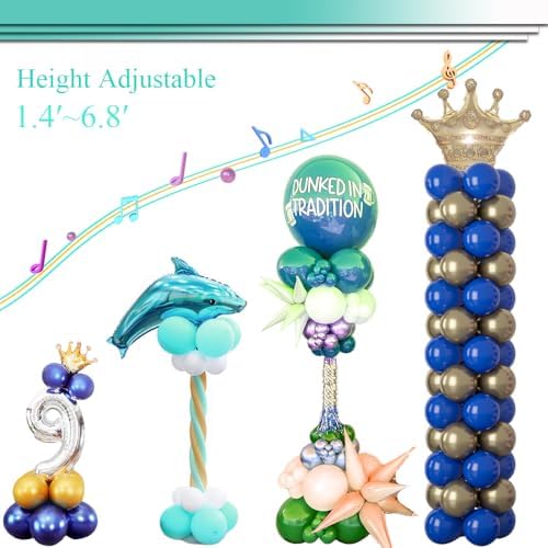 Decojoy Balloon Column Stand Kit Set of 2