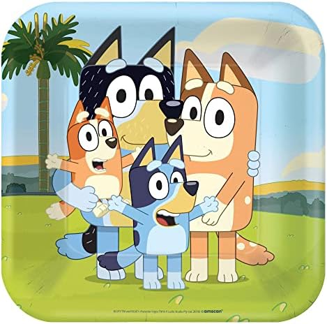 Bluey Birthday Party Supplies Bundle for 16