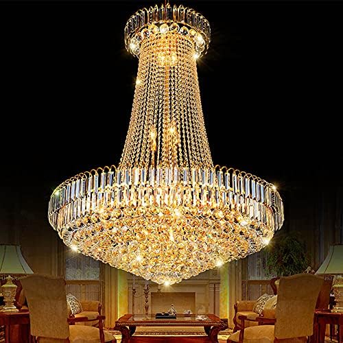 A Million Luxury Gold Chandelier with 8 K9 Crystal Lights
