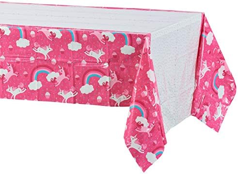American Greetings Unicorn Party Table Covers 3-Pack