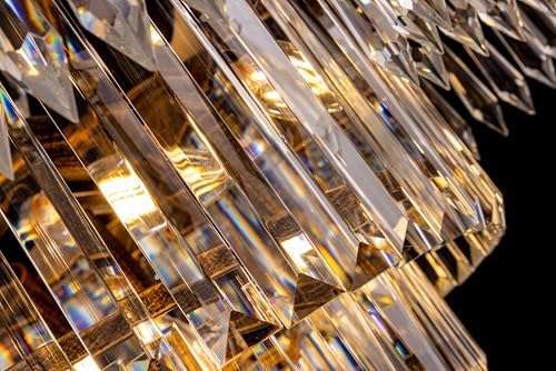 TOCHIC 13 Lights Crystal Chandelier for Living Room and Bedroom