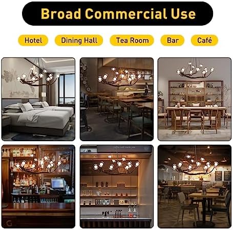 Modern Glass Globe Chandelier with 12 Lights and Adjustable Hanging Chain