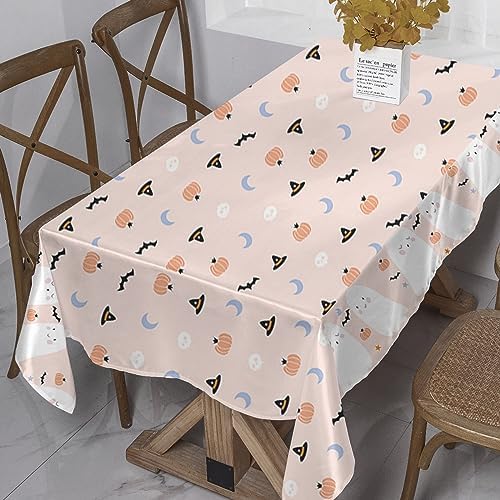 Mocsicka 3Pcs Boo Halloween Tablecloth for Party Decorations