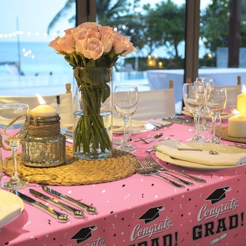 Gatherfun Graduation Tablecloths 3PCS 54x108 Inch