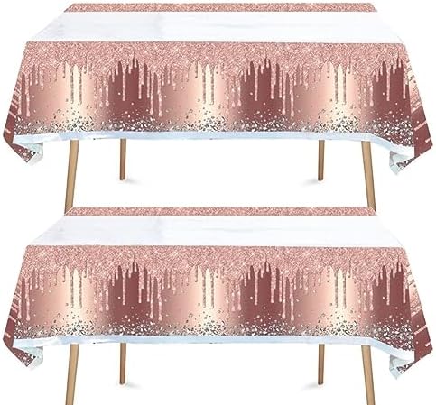 Egami Glitter Diamonds Happy Birthday Tablecloth 70x42 Inches
