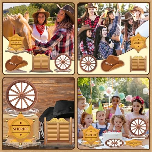 Western Cowboy Party Plates with 48 Pieces