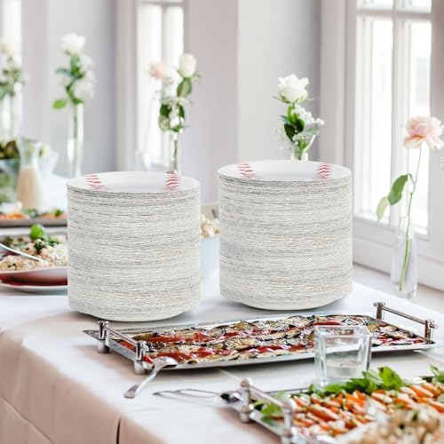OBUSATT 200 Pcs Baseball Decor Paper Plates Set
