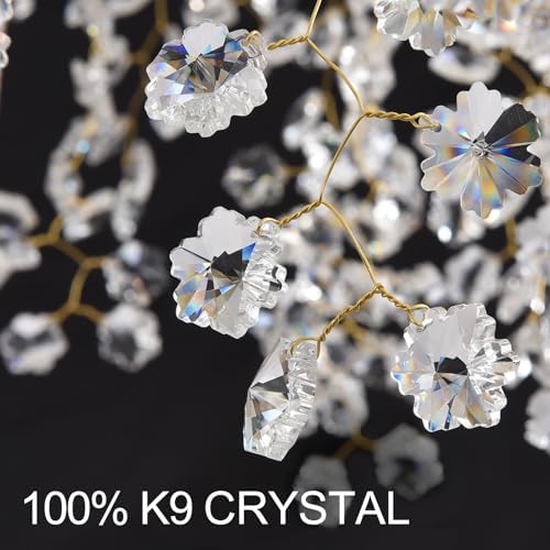 Modern Gold Crystal Chandelier for Dining Room