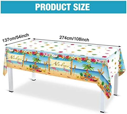 Flamingo Table Cover 6 Pcs Tropical Decor
