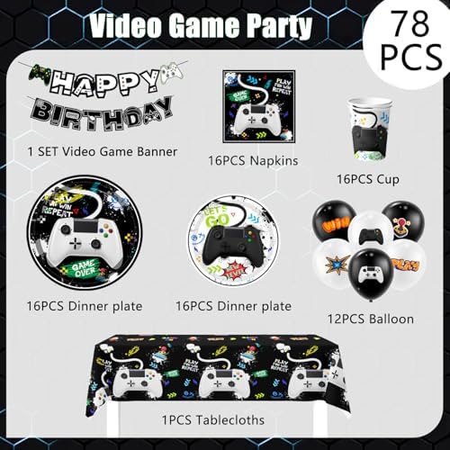 Fruitful Party Video Game Party Decorations Set