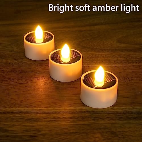 Solar Lanterns Outdoor Hanging Set of 3 Golden Metal Candles