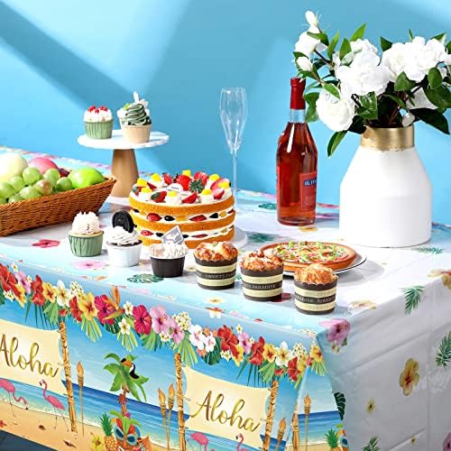 Flamingo Table Cover 6 Pcs Tropical Decor