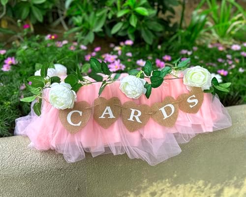 Distinctive Style Heart Shape Jute Banner 9x9cm