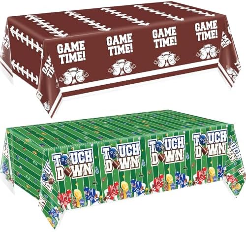 Football Party Decorations Tablecloths for Birthday and Game Themes