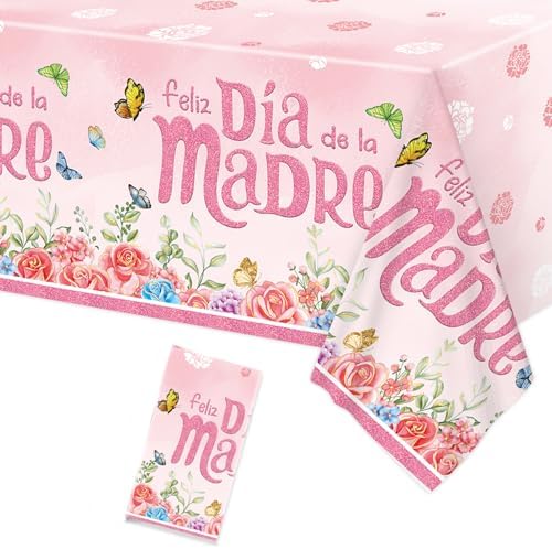 Feliz Dia De La Madre Tablecloth for Mothers Day Celebrations