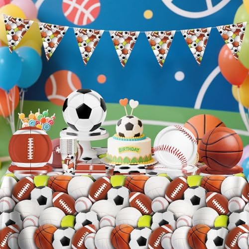 Gatherfun Sports Birthday Party Kit for 24