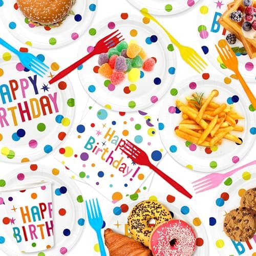 170 Pcs Birthday Party Supplies Set for Kids and Adults