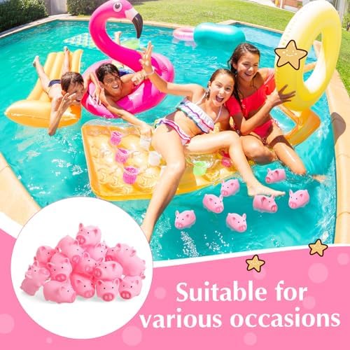 FoldTier 33 Pcs Pink Pig Party Supplies Set