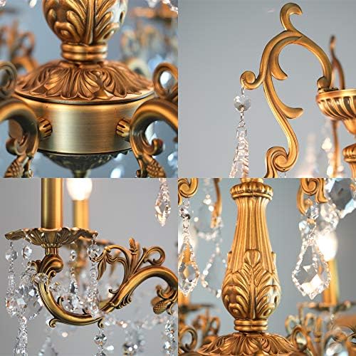 Crystal Chandeliers 8 Light Modern Ceiling Light Fixture