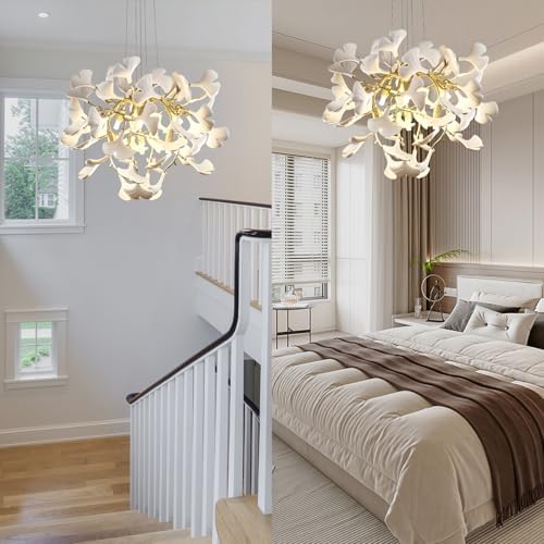 Modern Gold Tree Branch Chandelier for Dining Room