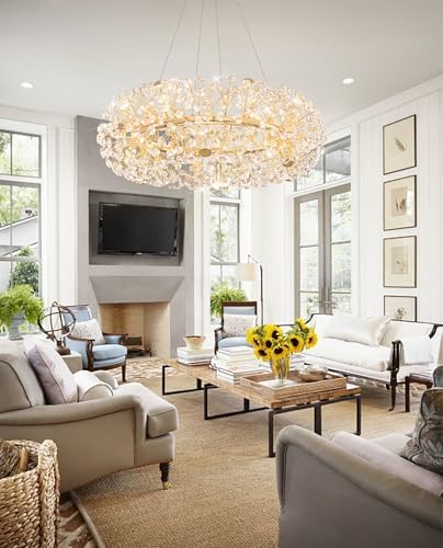 Gold Sputnik Chandelier with 12 Lights
