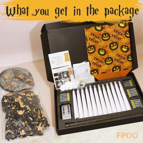 Floating Candles with Wand Gift Set 12 Pack