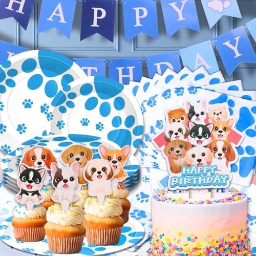210pcs Paw Patrol Birthday Decor Set for Doggy Party