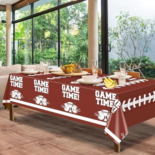 Football Party Decorations Tablecloths for Birthday and Game Themes