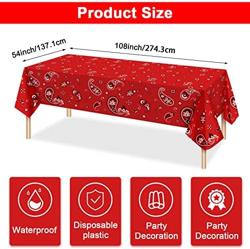 123 Pcs Western Cowboy Party Decoration Set