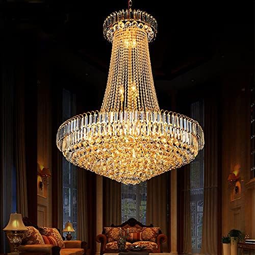 A Million Luxury Gold Chandelier with 8 K9 Crystal Lights