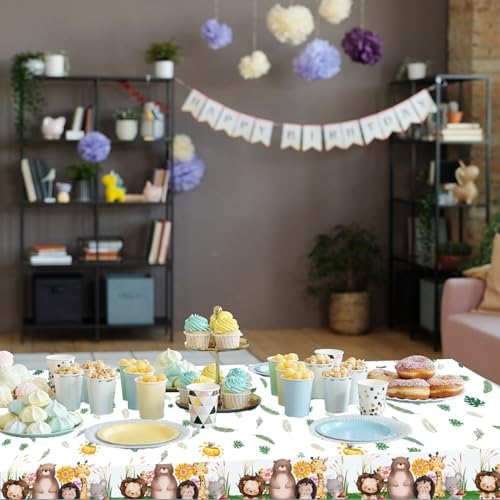 JoyPopper Jungle Safari Tablecloth 3 Pack