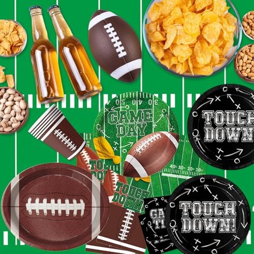 Football Party Supplies Kit for 24 Guests