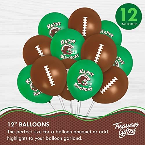 Treasures Gifted Football Party Decor Set for 24 Guests
