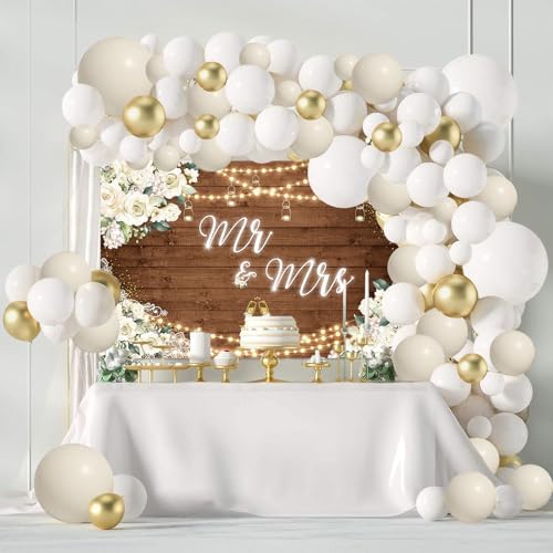 MEHOFOND Mr Mrs Balloon Decor Kit
