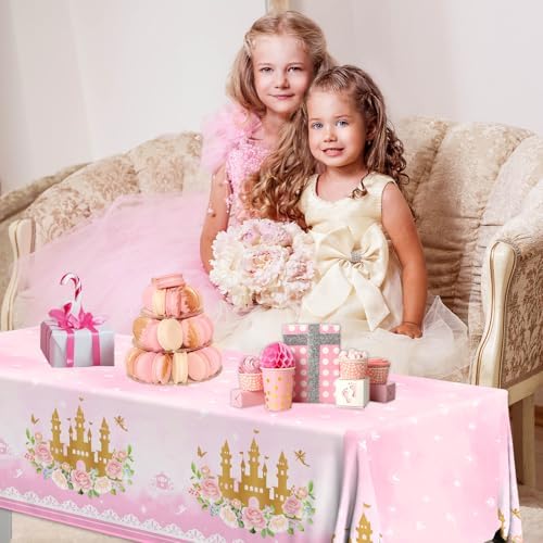 3 Pack Princess Tablecloths Birthday Decorations
