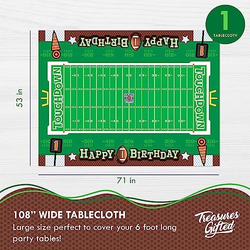 Treasures Gifted Football Party Decorations Set for 16 Guests