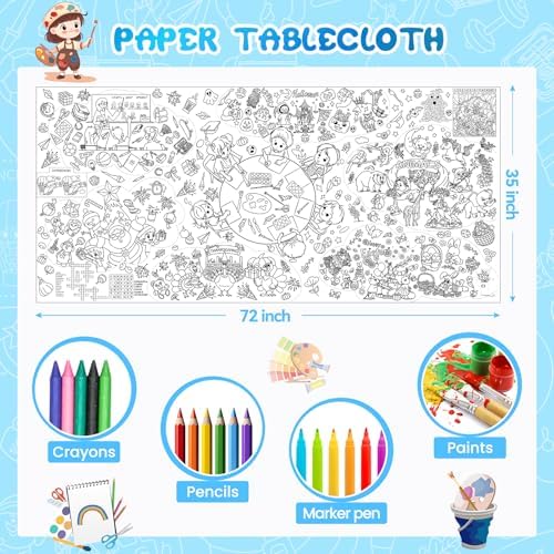 PADTIC Giant Coloring Poster 35x72 Inch