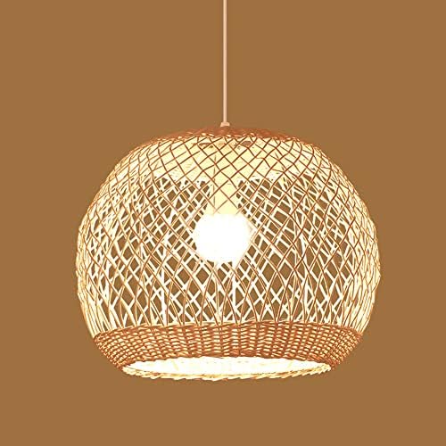 Modern Style Bamboo Rattan Chandelier Pendant Light