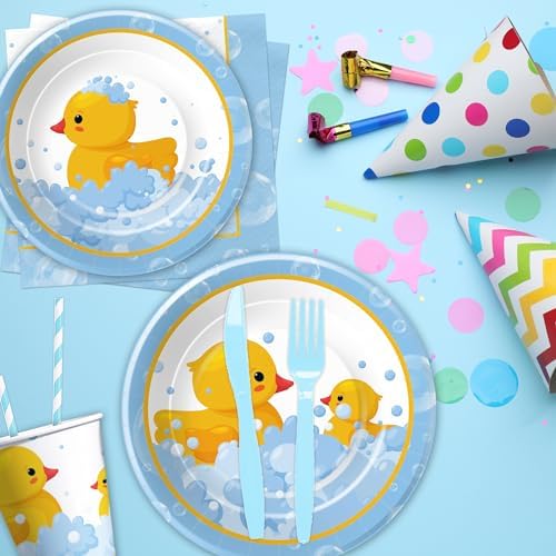 Rubber Duck Tableware Set for 24 Guests
