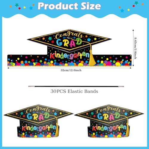 30 Pieces Preschool Graduation Crown for Kids