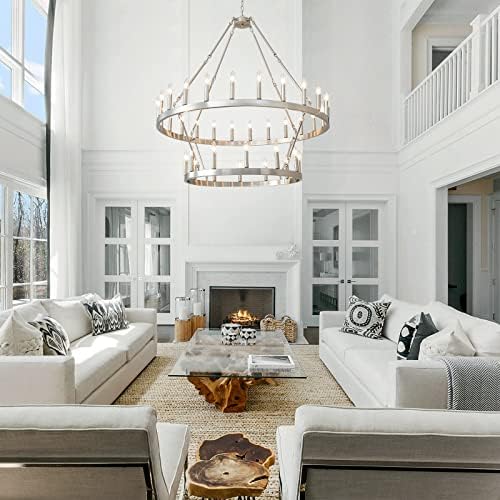 HHR 36 Light 48 Inch Chandelier with 2 Tiers