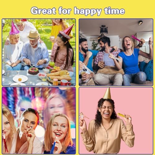 Lovecheer 24 60pcs Glitter Noise Makers for Parties