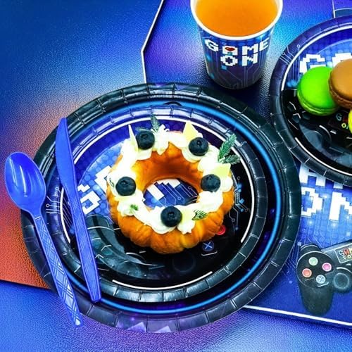 175 Pcs Video Game Party Tableware Set for 25 Guests