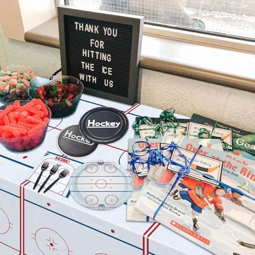 Hockey Birthday Tableware Set - 162Pcs for 40 Guests
