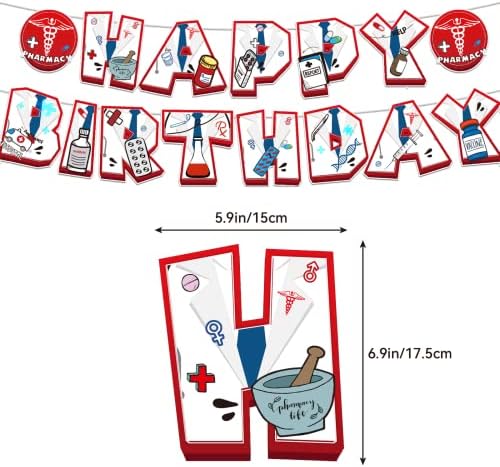 Pharmacy Birthday Party Decorations Set