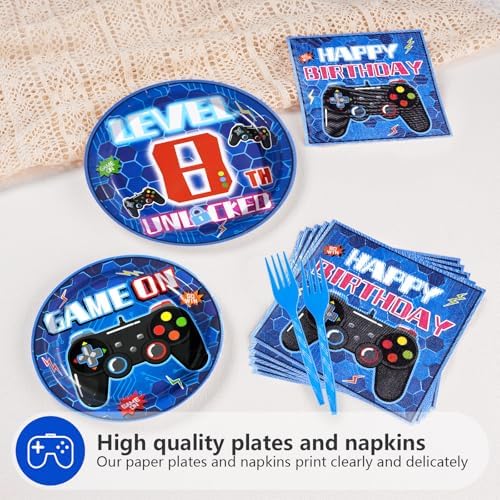 Grencian 96 Pcs Video Game Birthday Party Decorations