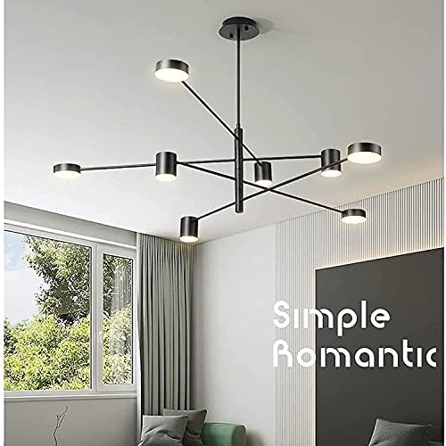 Fashionable Industrial Sputnik Chandelier with 8 Lights