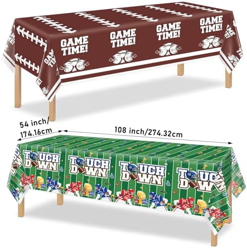 Football Party Decorations Tablecloths for Birthday and Game Themes